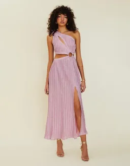 Suboo Mars Sleeveless Cut-out Maxi Dress Pink Size 6 for rent on The Volte - image 1