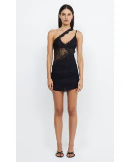 Bec & Bridge Ria Asym Mini Dress Black Size AU 8 for rent on The Volte - image 1