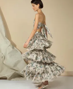 Ixiah Alpine Maxi Set Floral Print Size 10 for rent on The Volte - image 2