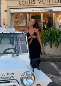 Christopher Esber Displace Lycra Dress Black Size AU 4 for rent on The Volte - image 5