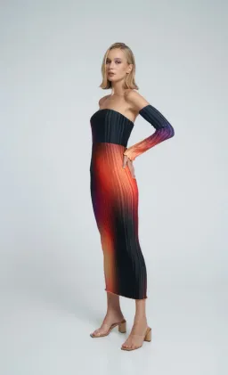 Lidee Gatsby Gown Fire Size 12 for rent on The Volte - image 2