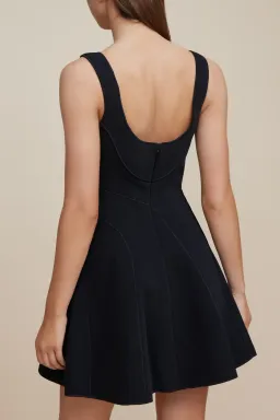 Acler Gower Mini Dress In Black Size 10 for rent on The Volte - image 2