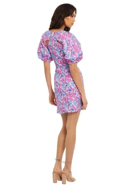 Nicholas Waverly Dress Orchid Multi Print Purple Size 14 for rent on The Volte - image 3