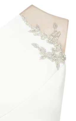 Rachel Gilbert Juno One Shoulder Midi Dress White Size 0 / AU 6 for rent on The Volte - image 2