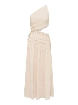 Alice McCall Lolita Midi Dress in Chai Latte Size 14 AU  for rent on The Volte - image 5