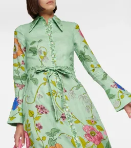 Alemais Olivia Midi Shirtdress Floral Size 10 for rent on The Volte - image 2