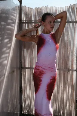 With Harper Lu Racer Dress Pink Multi Size S/Au 8 for rent on The Volte - image 2