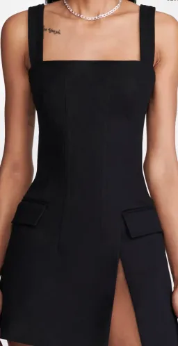 Dion Lee Frame Mini Dress Black Size 6 for rent on The Volte - image 4