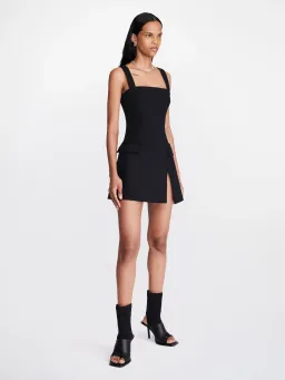 Dion Lee Frame Mini Dress Black Size 6 for rent on The Volte - image 1