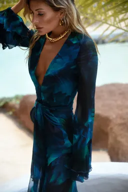 Rat & Boa Fiorella Dress Blue Size XS / AU 6 for rent on The Volte - image 4