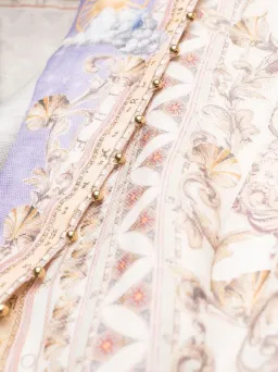  Zimmermann High Tide Mini Shirt Dress Odyssey Print Size 0 / Au 8 for rent on The Volte - image 2