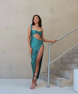 Jaste The Label Amazonite Dress Green Size 10  for rent on The Volte - image 1