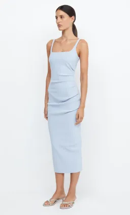 Bec & Bridge Be Mine Square Neck Dress Dusty Blue Size 6 for rent on The Volte - image 2