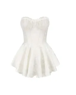Nana Jacqueline Airina Mini Dress White Size 8 for rent on The Volte - image 3