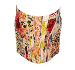 Zimmermann Wonderland Floral Corset Floral Size 1 / AU 10 for rent on The Volte - image 2