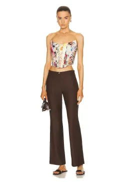 Zimmermann Wonderland Floral Corset Floral Size 1 / AU 10 for rent on The Volte - image 1