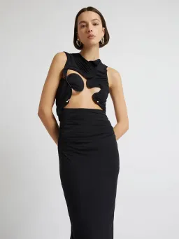 Christopher Esber Venus Tank Dress Black Size 6 for rent on The Volte - image 4