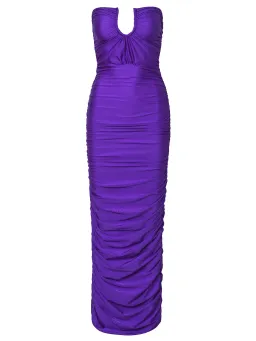 BAOBAB Magalenha Maxi Dress Purple Size 8 for rent on The Volte - image 2