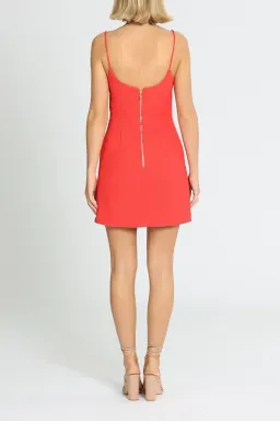Rebecca Vallance Romy Mini Dress Red Size 8 for rent on The Volte - image 3