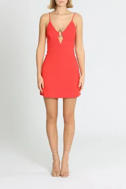 Rebecca Vallance Romy Mini Dress Red Size 8 for rent on The Volte - image 1