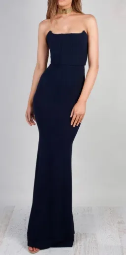 Zachary The Label Elvira Dress Navy Size 12 for rent on The Volte - image 3