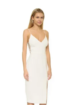 Zimmermann Crepe Harness Midi Dress Ivory Size 3 / AU 14 for rent on The Volte - image 2