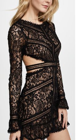 Emerie Cut Out Dress Black for rent on The Volte - image 5