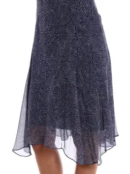 Diane Von Furstenberg Dita Silk Knee-Length Dress  Blue/White Size 10 for rent on The Volte - image 5