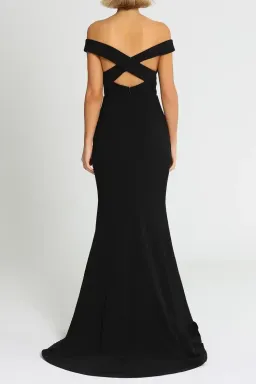 Samantha Rose Thompson Gown Black Size 10 for rent on The Volte - image 3
