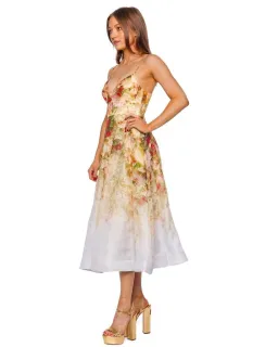 Zimmermann The Luminosity Picnic Dress in Rosy Garden Print Size 1/Au 10 for rent on The Volte - image 3