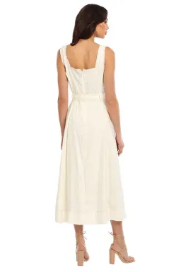 AJE  Byblos Midi Dress Ivory Size 12 for rent on The Volte - image 3