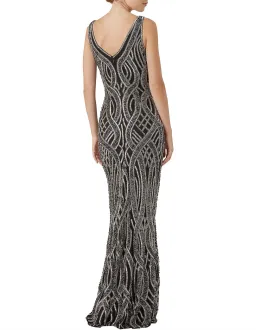 Rachel Gilbert Zahava Gown Black Size 14 for rent on The Volte - image 2
