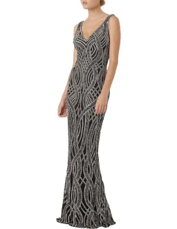 Rachel Gilbert Zahava Gown Black Size 14 for rent on The Volte - image 1