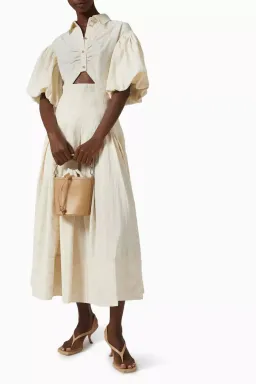 Acler Grange Dress Cream Size 12 for rent on The Volte - image 1