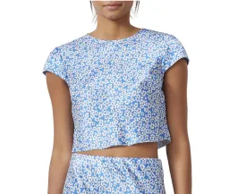 Bec & Bridge Alizee Silk Top Blue Floral Size 8 for rent on The Volte - image 2