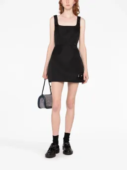 Prada Re-nylon Mini Dress Black Size Au 6 for rent on The Volte - image 1