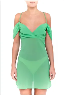 Bamba Swim Medusa Dress Green Size 8 for rent on The Volte - image 1