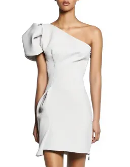 Maticevski Mimicry Grey Mini Dress Grey Size 10 for rent on The Volte - image 2