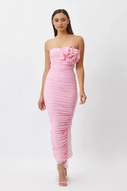 Bianca and Bridgette Tara Dress Pink Size 8 for rent on The Volte - image 1