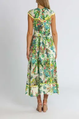 Alice McCall Living For You Midi Dress Floral Green Size 10 for rent on The Volte - image 3