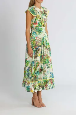 Alice McCall Living For You Midi Dress Floral Green Size 10 for rent on The Volte - image 2