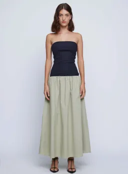 Anna Quan Amyra Maxi Dress Black/Green Size 8 for rent on The Volte - image 1