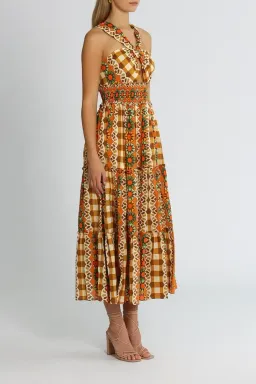Alice McCall Clara Midi Dress in Multi Size 8 for rent on The Volte - image 2