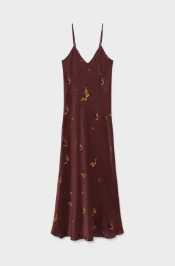 Silk Laundry 90s Slip Dress Print Size M  for rent on The Volte - image 3
