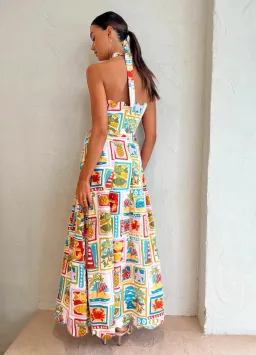 By Nicola Sea Change Top and Maxi Skirt Set In Summer Vacation Size 6 for rent on The Volte - image 3