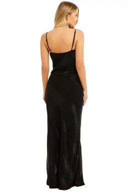 By Johnny Chelsey Slice Gown in Black Size 14 for rent on The Volte - image 3