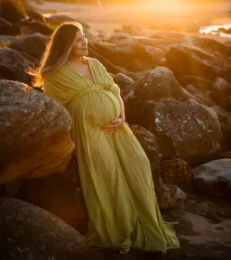 Chic Le Frique Ophelia Maxi Dress Pistachio One Size for rent on The Volte - image 2