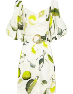 Aje Zest Mini Dress Tropical Lime Size 8  for rent on The Volte - image 6