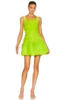 AJE JACINTO PLEATED MINI DRESS for rent on The Volte - image 1