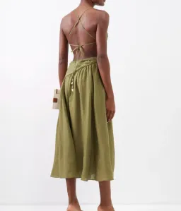 Zimmermann Asymmetrical Midi Dress Size 8 for rent on The Volte - image 2